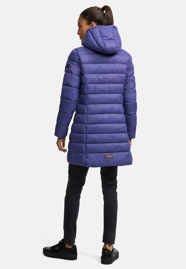 Marikoo Steppmantel »Abendsternchen« zeitloser Wintermantel mit schmaler Steppung