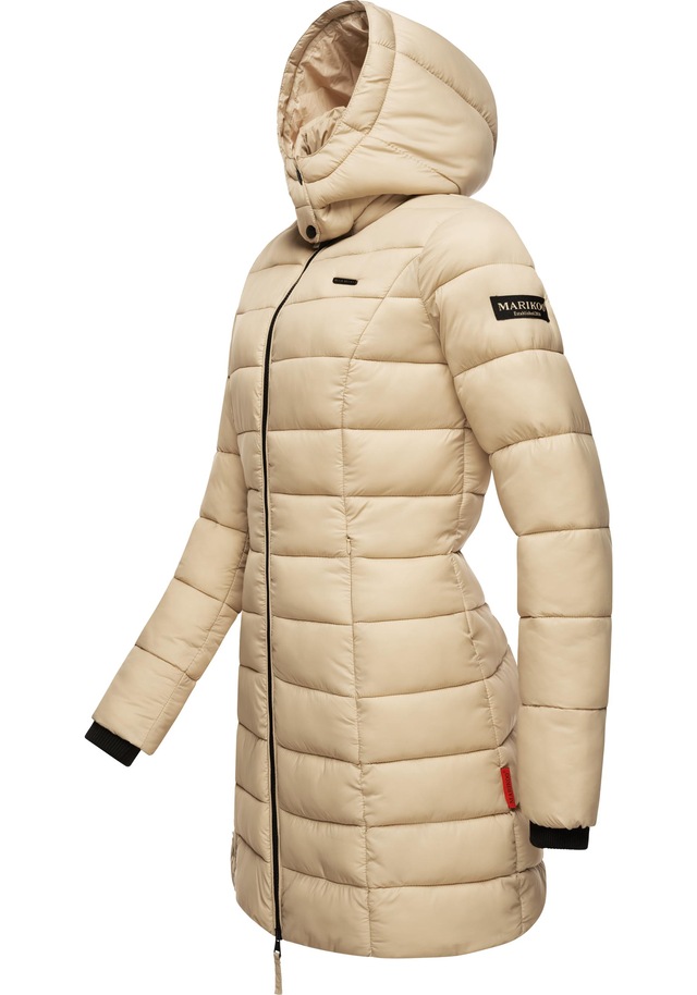 Marikoo Steppmantel »Abendsternchen« zeitloser Wintermantel mit schmaler Steppung