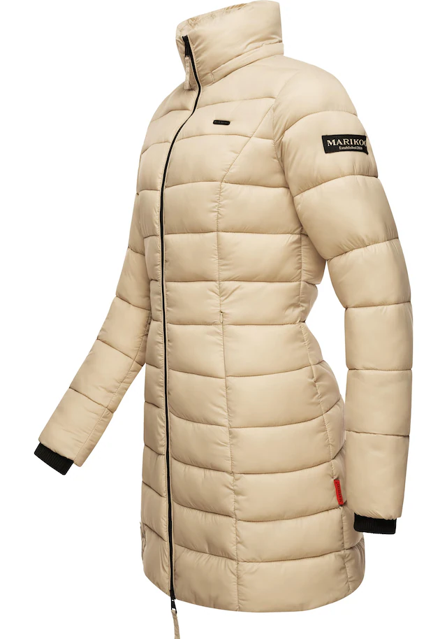 Marikoo Steppmantel »Abendsternchen« zeitloser Wintermantel mit schmaler Steppung