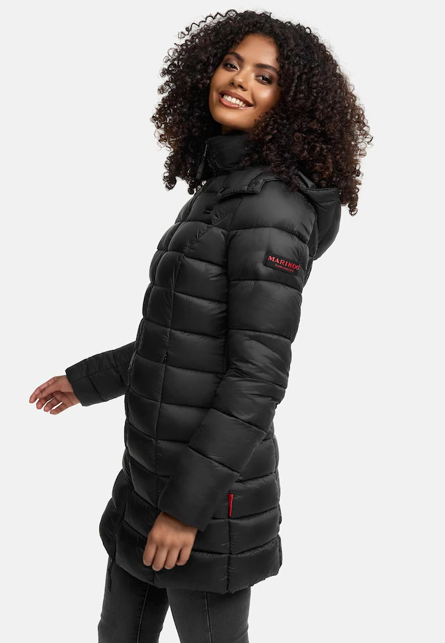 Marikoo Steppmantel »Abendsternchen« zeitloser Wintermantel mit schmaler Steppung