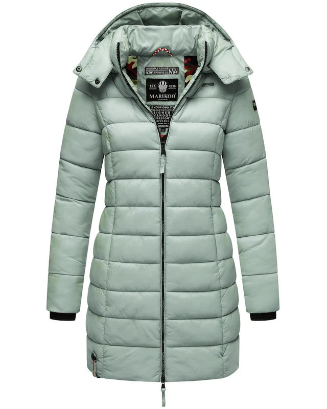 Marikoo Steppmantel »Abendsternchen« zeitloser Wintermantel mit schmaler Steppung