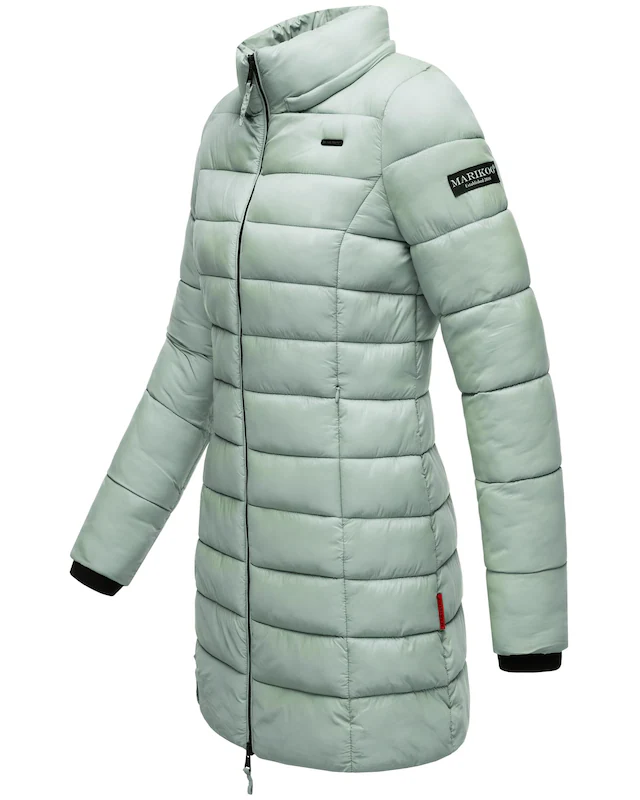 Marikoo Steppmantel »Abendsternchen« zeitloser Wintermantel mit schmaler Steppung