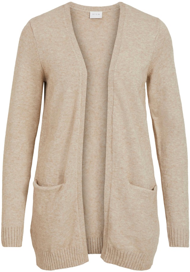 Vila Cardigan »VIRIL OPEN L/S KNIT CARDIGAN - NOOS« in offener Form