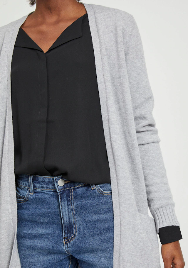 Vila Cardigan »VIRIL OPEN L/S KNIT CARDIGAN - NOOS« in offener Form