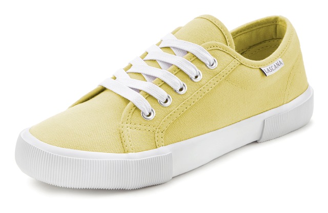 LASCANA Sneaker aus Textil, Schnürhalbschuh, Freizeitschuh, Turnschuh