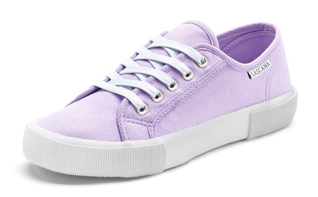 LASCANA Sneaker aus Textil, Schnürhalbschuh, Freizeitschuh, Turnschuh