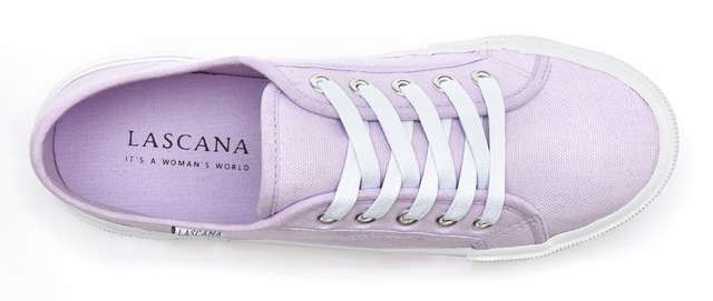 LASCANA Sneaker aus Textil, Schnürhalbschuh, Freizeitschuh, Turnschuh