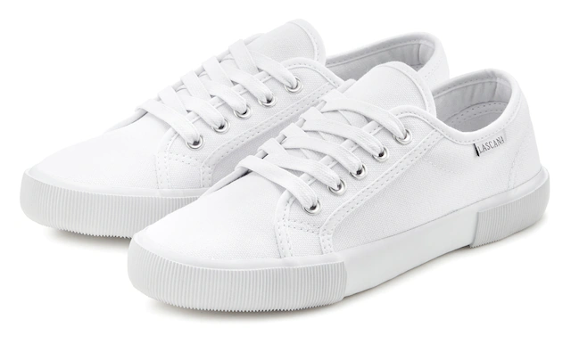LASCANA Sneaker aus Textil, Schnürhalbschuh, Freizeitschuh, Turnschuh