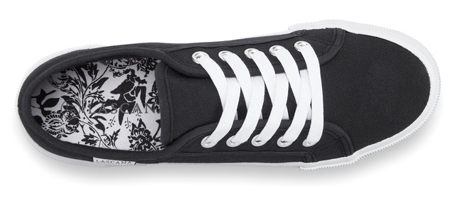 LASCANA Sneaker aus Textil, Schnürhalbschuh, Freizeitschuh, Turnschuh