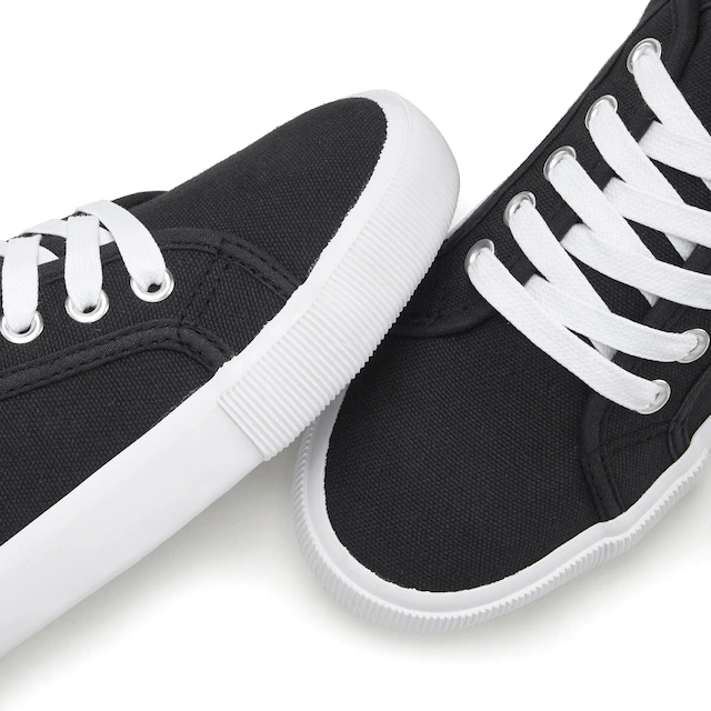 LASCANA Sneaker aus Textil, Schnürhalbschuh, Freizeitschuh, Turnschuh