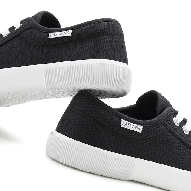 LASCANA Sneaker aus Textil, Schnürhalbschuh, Freizeitschuh, Turnschuh