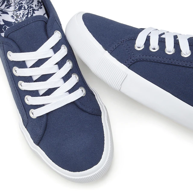 LASCANA Sneaker aus Textil, Schnürhalbschuh, Freizeitschuh, Turnschuh