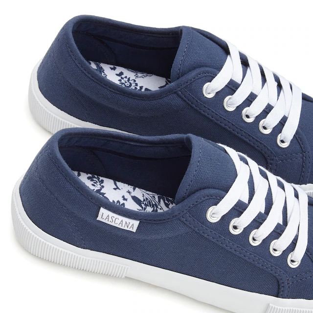 LASCANA Sneaker aus Textil, Schnürhalbschuh, Freizeitschuh, Turnschuh