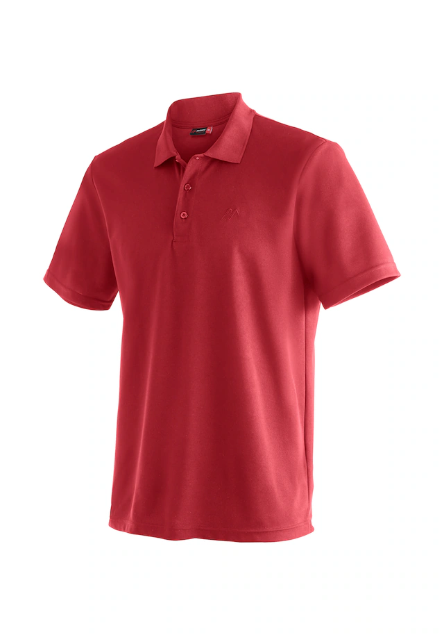 Maier Sports Poloshirt »Ulrich« Herren Polo kurzarm, leichtes Shirt, Funktionsshirt mit Kragen Reg Fit