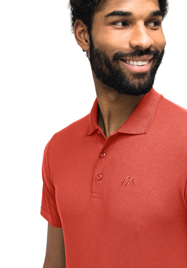 Maier Sports Poloshirt »Ulrich« Herren Polo kurzarm, leichtes Shirt, Funktionsshirt mit Kragen Reg Fit