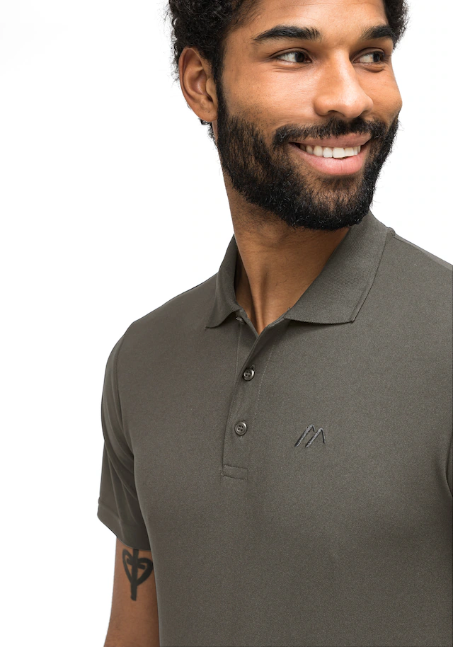 Maier Sports Poloshirt »Ulrich« Herren Polo kurzarm, leichtes Shirt, Funktionsshirt mit Kragen Reg Fit