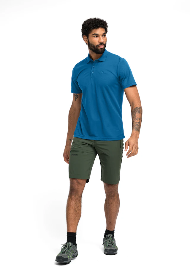 Maier Sports Poloshirt »Ulrich« Herren Polo kurzarm, leichtes Shirt, Funktionsshirt mit Kragen Reg Fit