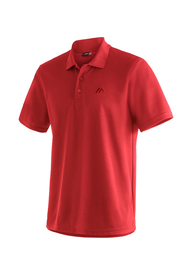 Maier Sports Poloshirt »Ulrich« Herren Polo kurzarm, leichtes Shirt, Funktionsshirt mit Kragen Reg Fit