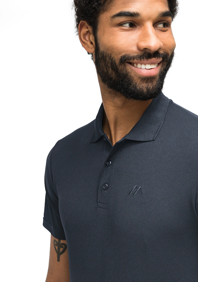 Maier Sports Poloshirt »Ulrich« Herren Polo kurzarm, leichtes Shirt, Funktionsshirt mit Kragen Reg Fit