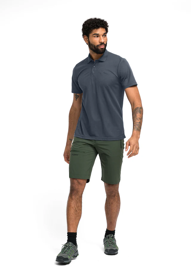 Maier Sports Poloshirt »Ulrich« Herren Polo kurzarm, leichtes Shirt, Funktionsshirt mit Kragen Reg Fit