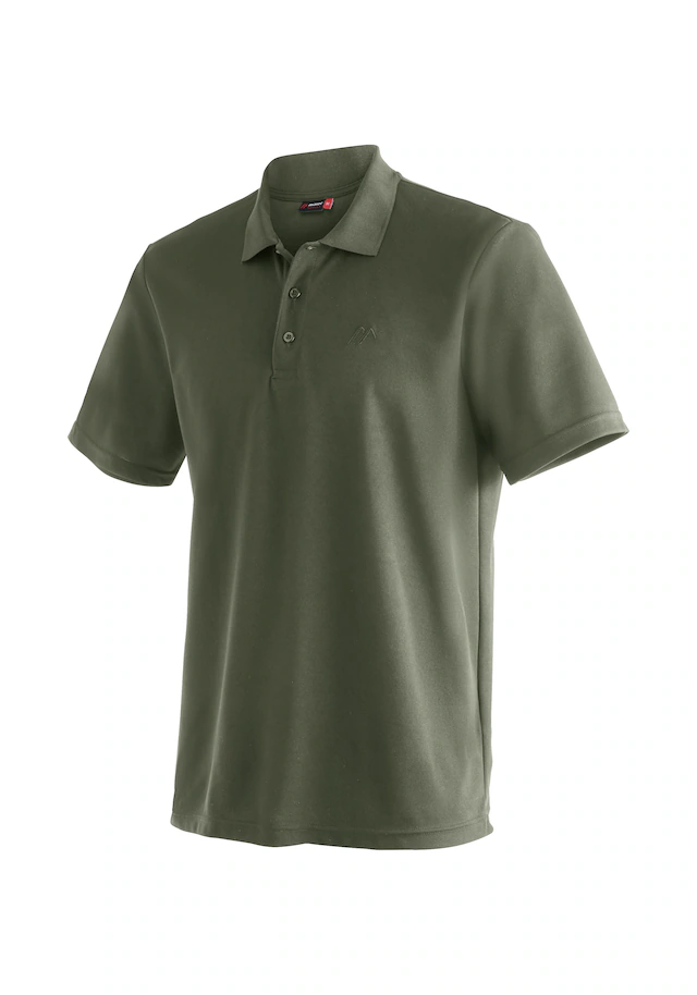 Maier Sports Poloshirt »Ulrich« Herren Polo kurzarm, leichtes Shirt, Funktionsshirt mit Kragen Reg Fit