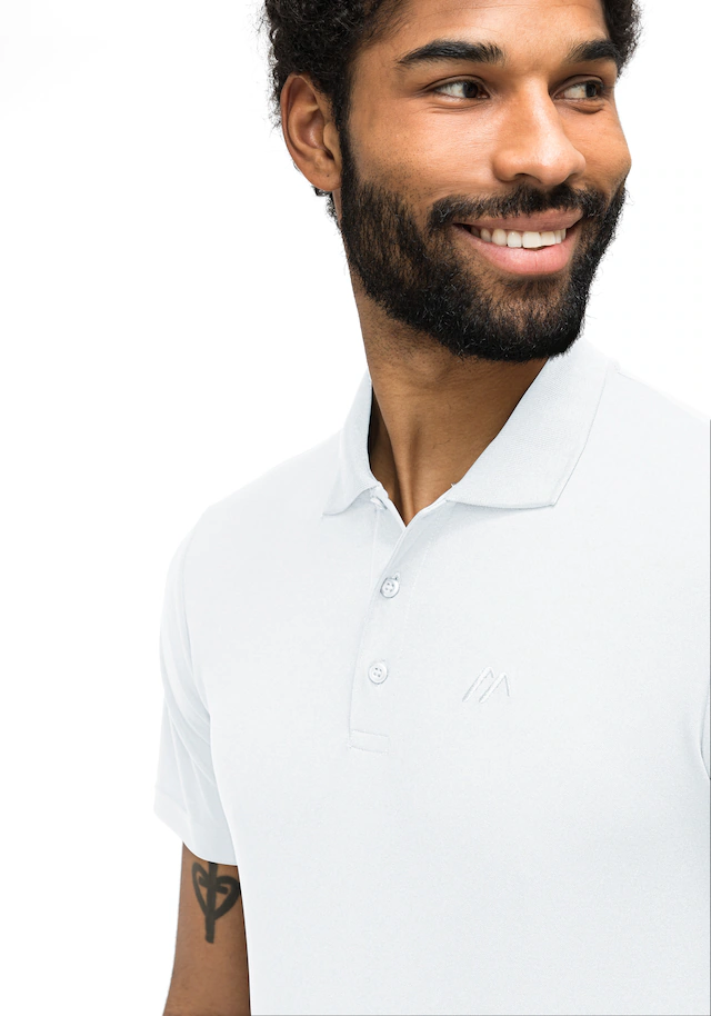 Maier Sports Poloshirt »Ulrich« Herren Polo kurzarm, leichtes Shirt, Funktionsshirt mit Kragen Reg Fit