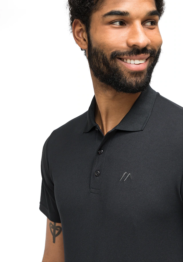 Maier Sports Poloshirt »Ulrich« Herren Polo kurzarm, leichtes Shirt, Funktionsshirt mit Kragen Reg Fit