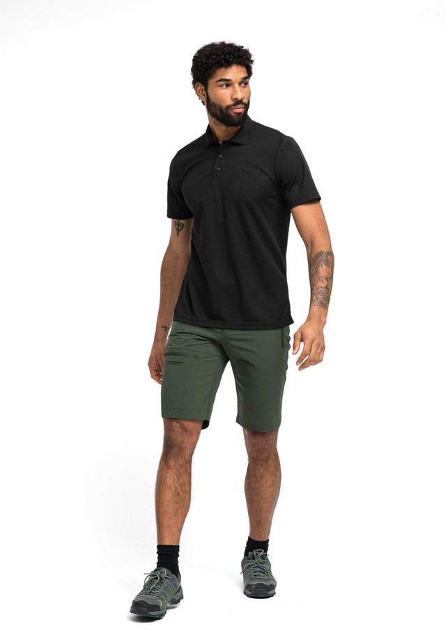 Maier Sports Poloshirt »Ulrich« Herren Polo kurzarm, leichtes Shirt, Funktionsshirt mit Kragen Reg Fit