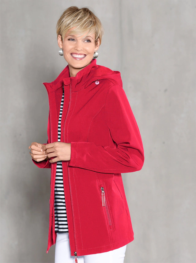 Classic Basics Softshelljacke mit Kapuze