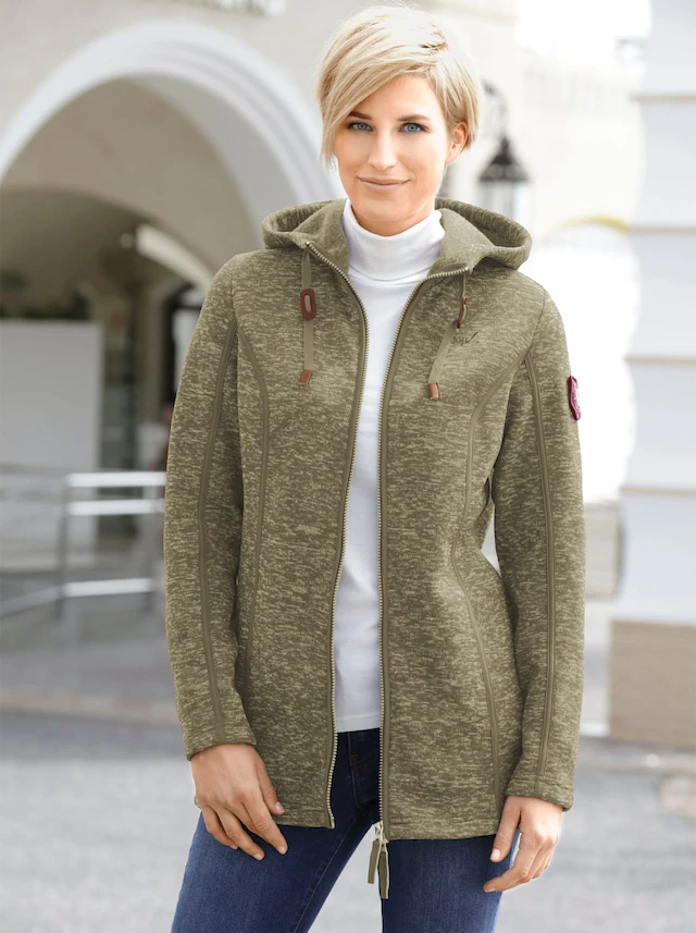 Casual Looks Kapuzenfleecejacke