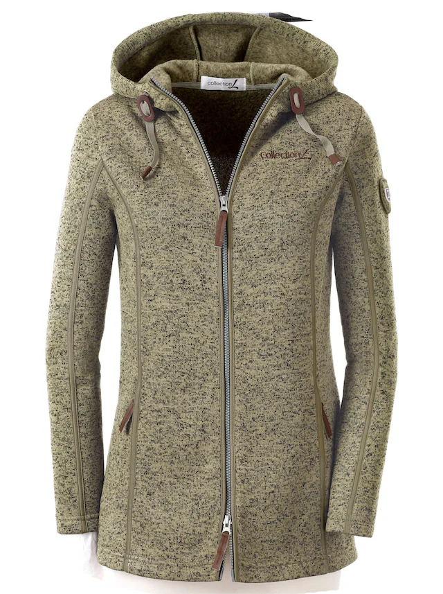 Casual Looks Kapuzenfleecejacke