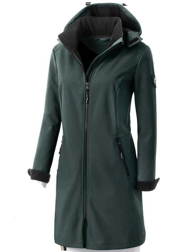 Casual Looks Softshelljacke mit Kapuze