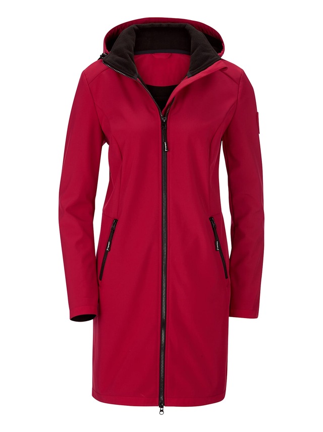 Casual Looks Softshelljacke mit Kapuze
