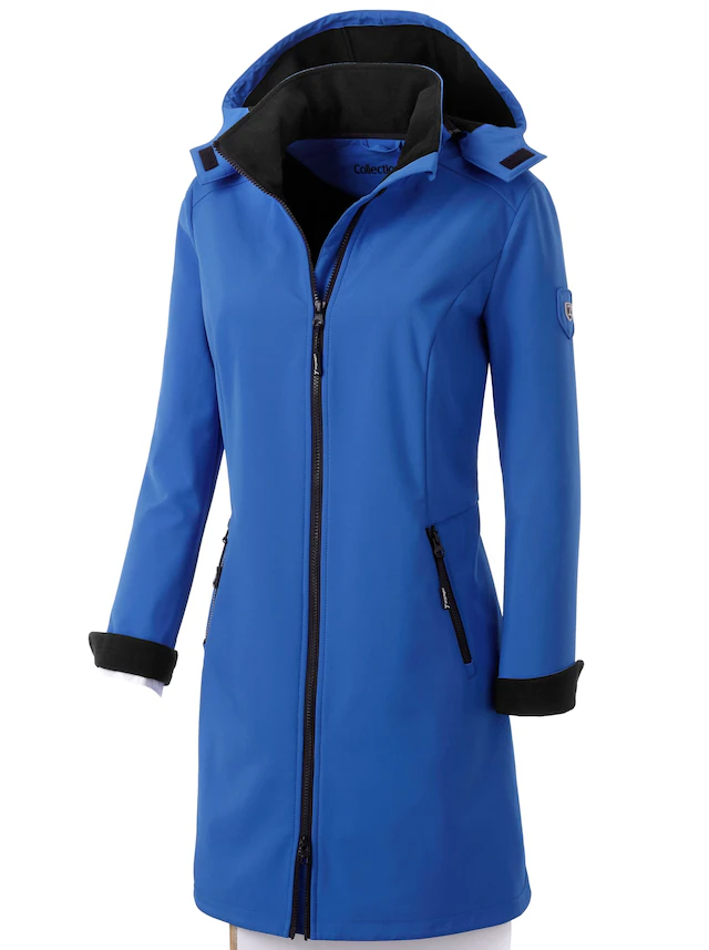 Casual Looks Softshelljacke mit Kapuze