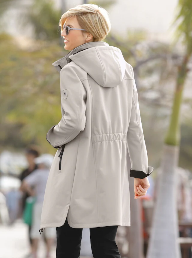 Casual Looks Softshelljacke mit Kapuze