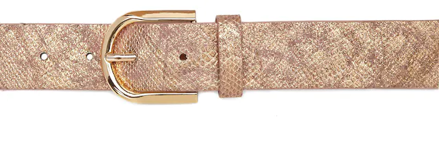 LASCANA Hüftgürtel »Hosengürtel, Gürtel, Jeansgürtel, Anzuggürtel« im modernen Metallic Animal-Look