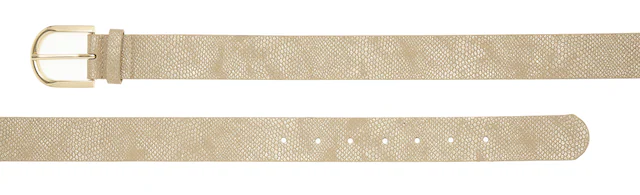 LASCANA Hüftgürtel »Hosengürtel, Gürtel, Jeansgürtel, Anzuggürtel« im modernen Metallic Animal-Look