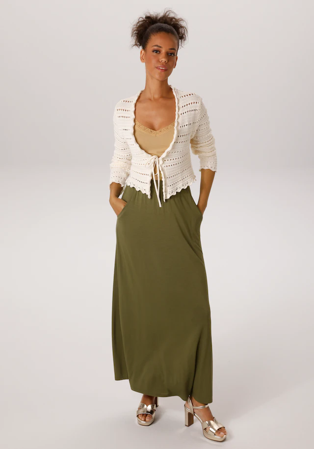 Aniston CASUAL Maxirock im Marine Look