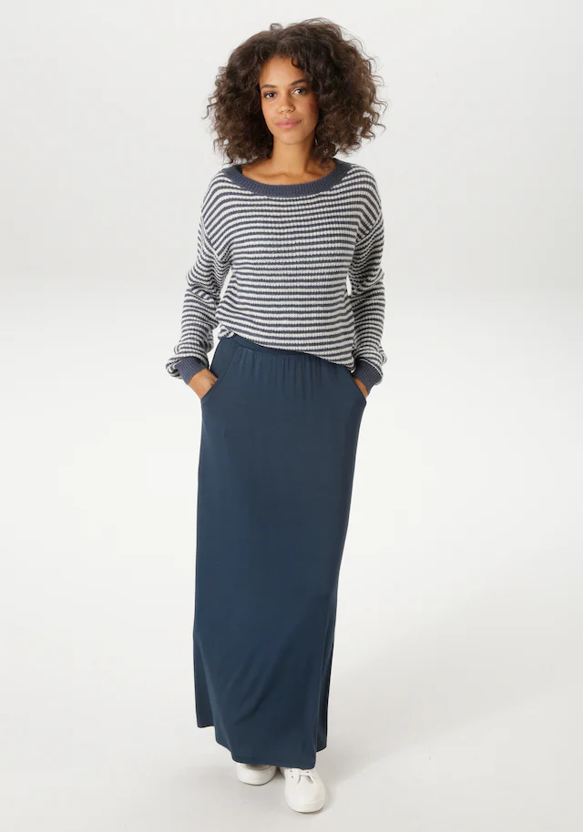 Aniston CASUAL Maxirock im Marine Look