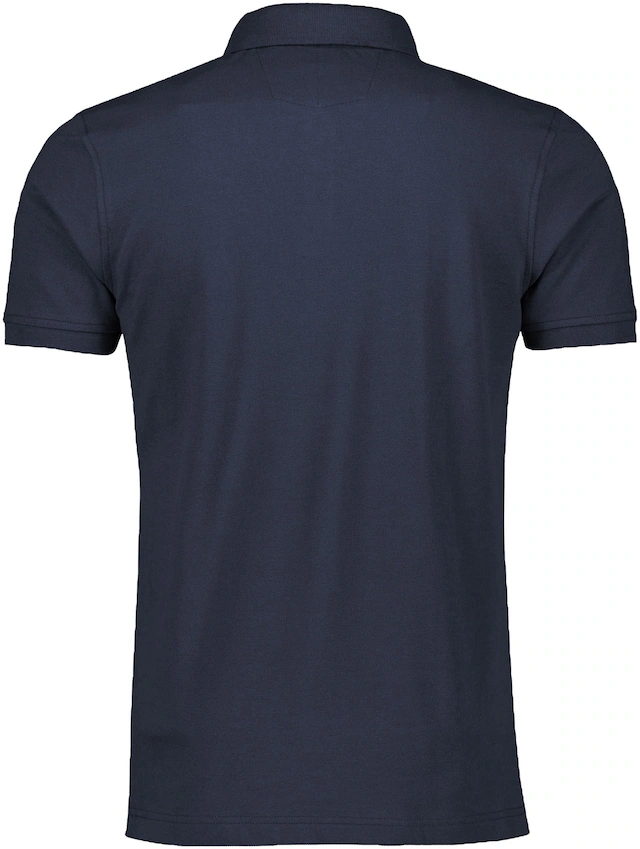 LERROS Poloshirt Sommershirt mit dezenter Stickerei auf der Brust