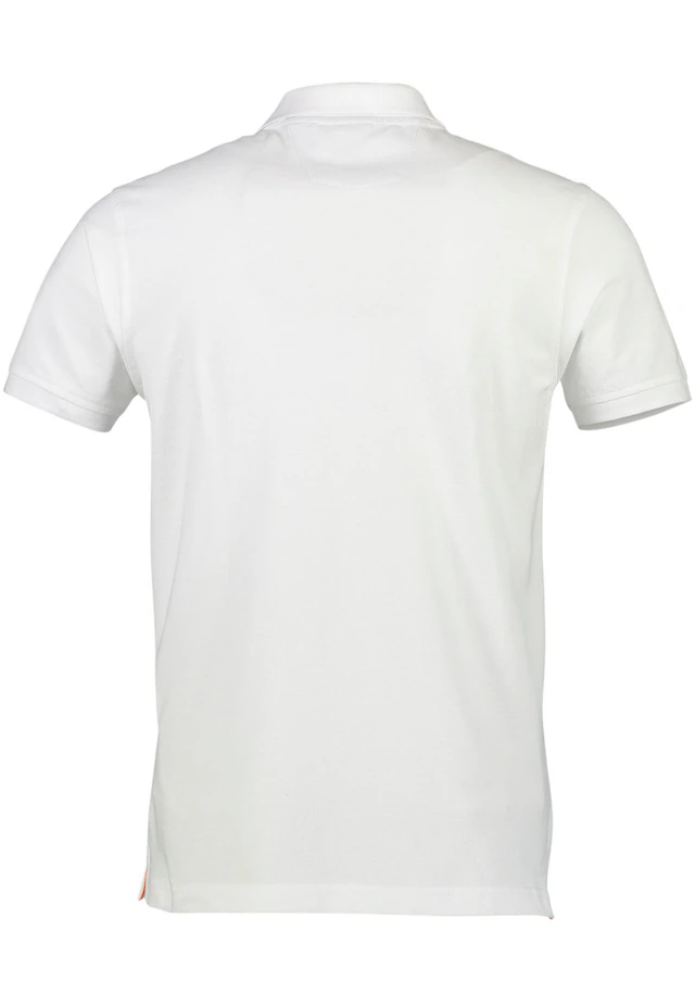 LERROS Poloshirt Sommershirt mit dezenter Stickerei auf der Brust