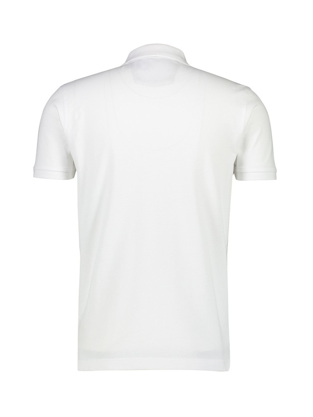 LERROS Poloshirt Sommershirt mit dezenter Stickerei auf der Brust