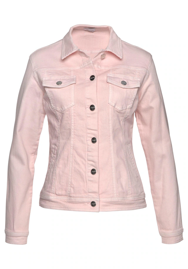 Aniston CASUAL Jeansjacke in zartem Pastell