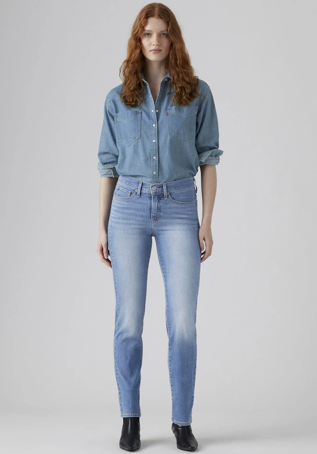 Levi's® Gerade Jeans »314 Shaping Straight« mit Stretch