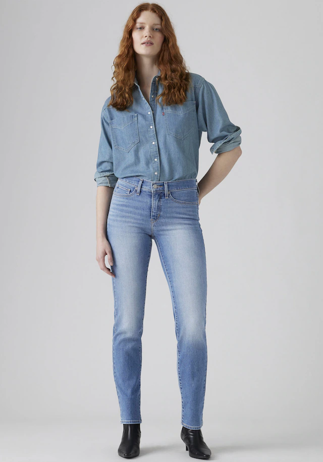Levi's® Gerade Jeans »314 Shaping Straight« mit Stretch