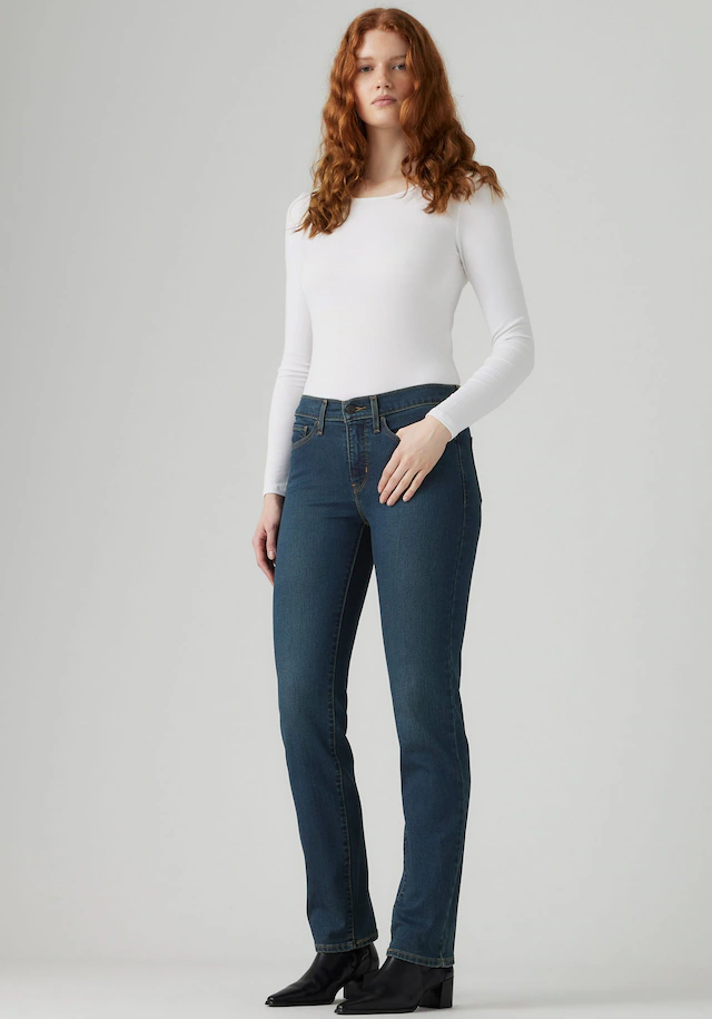 Levi's® Gerade Jeans »314 Shaping Straight« mit Stretch