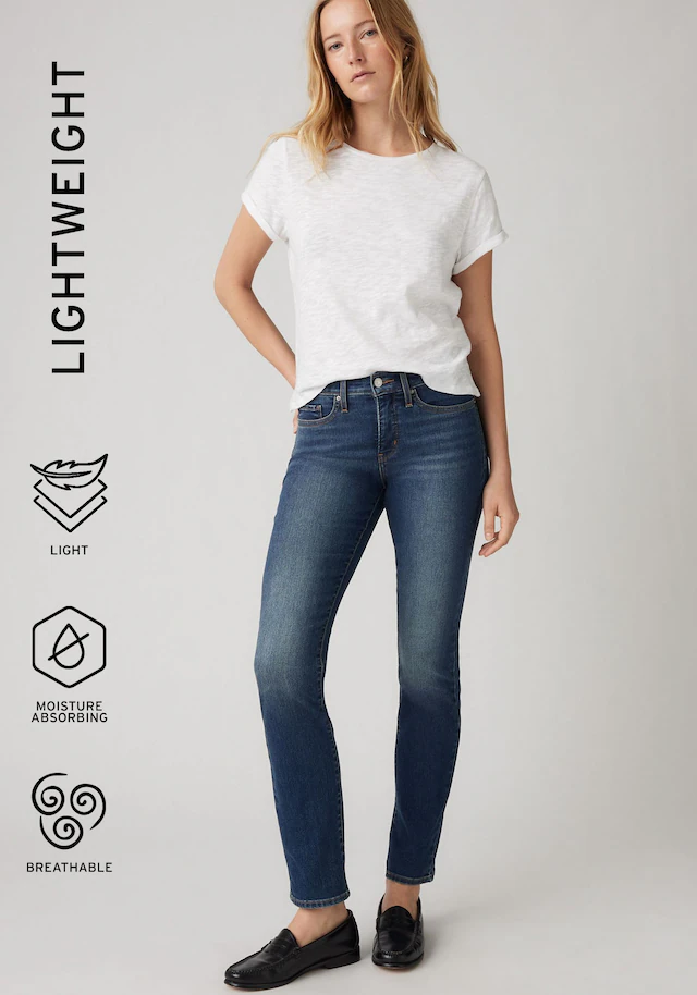 Levi's® Gerade Jeans »314 Shaping Straight« mit Stretch