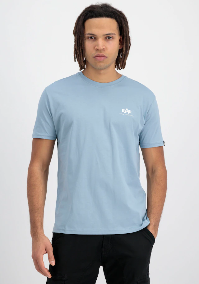 Alpha Industries Rundhalsshirt »BASIC T SMALL LOGO« Baumwolle, regular fit