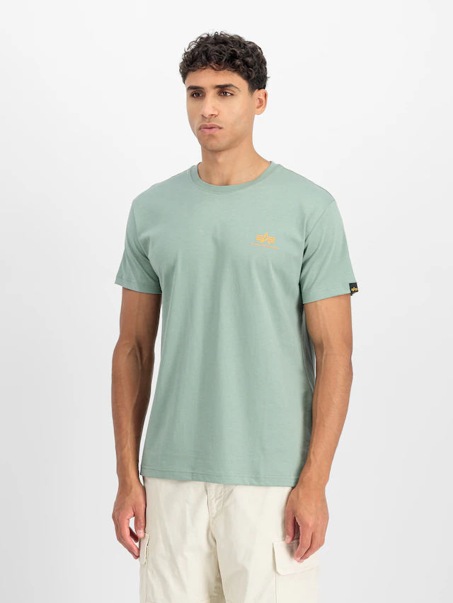 Alpha Industries Rundhalsshirt »BASIC T SMALL LOGO« Baumwolle, regular fit