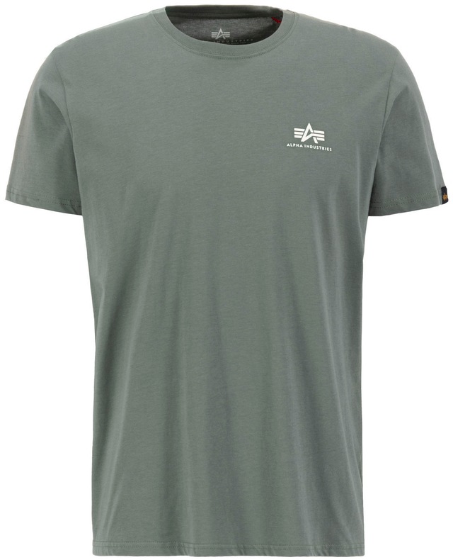 Alpha Industries Rundhalsshirt »BASIC T SMALL LOGO« Baumwolle, regular fit